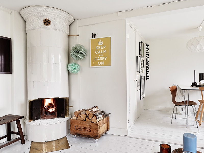 Cozy Swedish home - via Coco Lapine Design