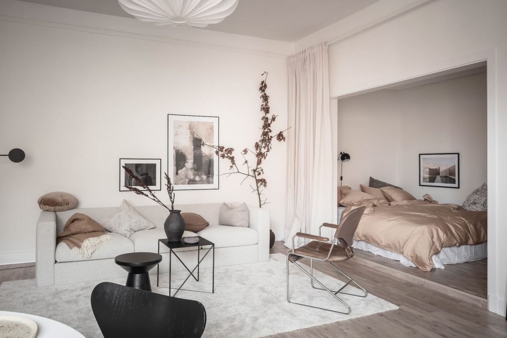 Living Room And Bedroom Combined Coco Lapine Designcoco Lapine Design
