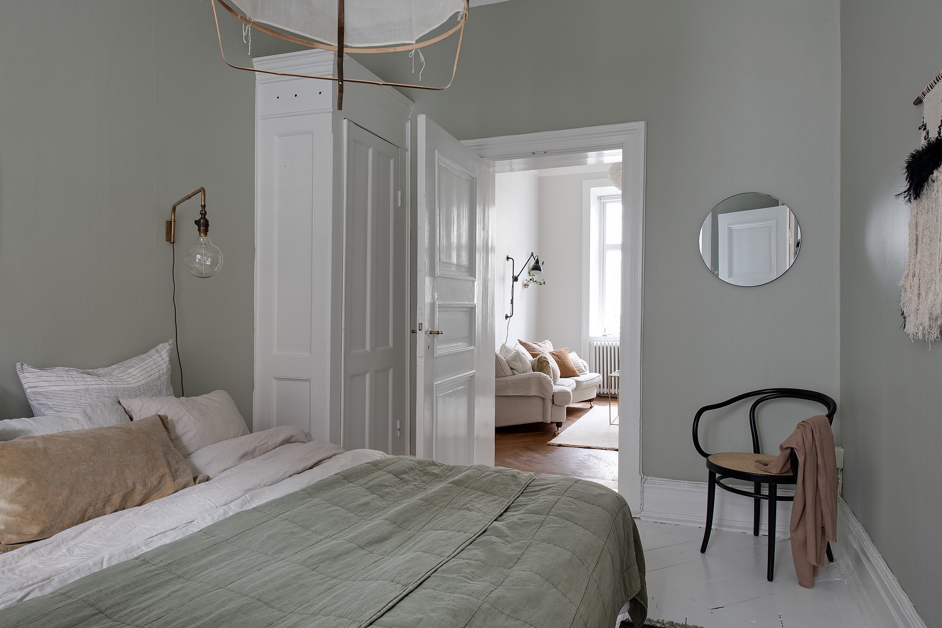 Bedroom In Pale Green Coco Lapine Designcoco Lapine Design