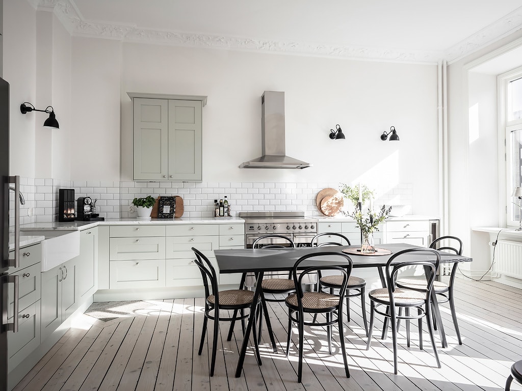 Kitchen In Mint Green Coco Lapine