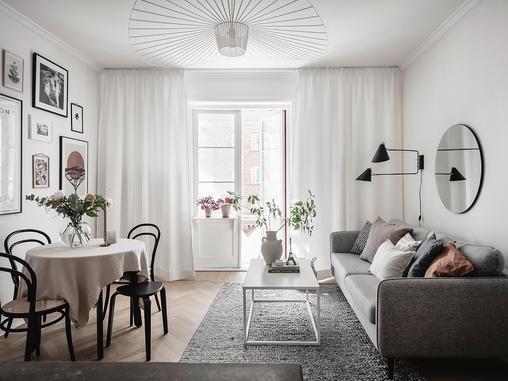 Small apartment with lots of style - COCO LAPINE DESIGNCOCO LAPINE DESIGN