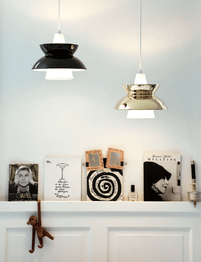 Louis Poulsen at Tenka Gammelgaard's studio - via Coco Lapine Design