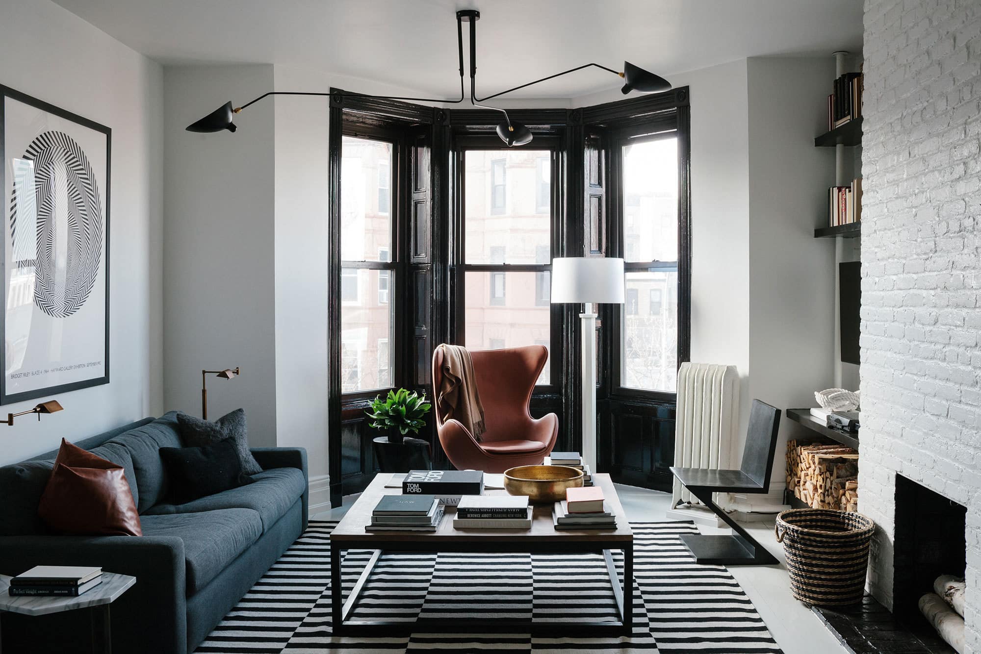 Brooklyn home in black and white - COCO LAPINE DESIGNCOCO LAPINE DESIGN