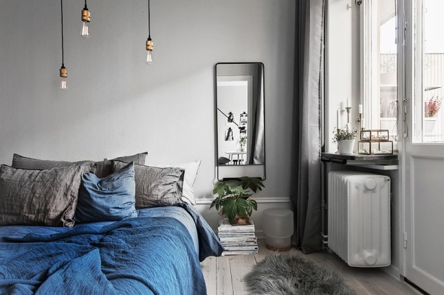 Grey with a touch of blue - via cocolapinedesign.com