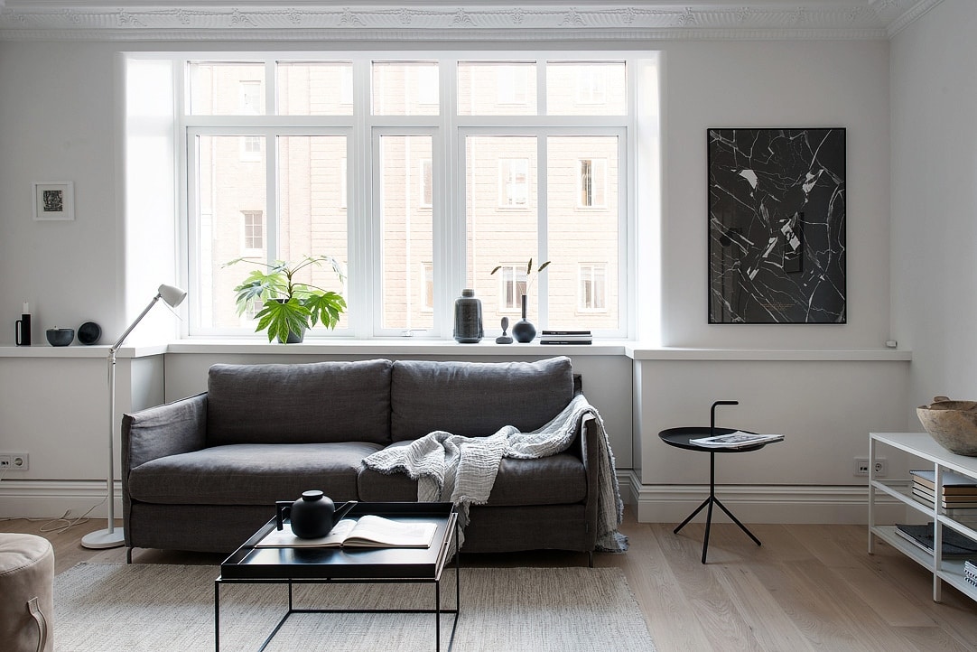 Simple monochrome home - COCO LAPINE DESIGNCOCO LAPINE DESIGN