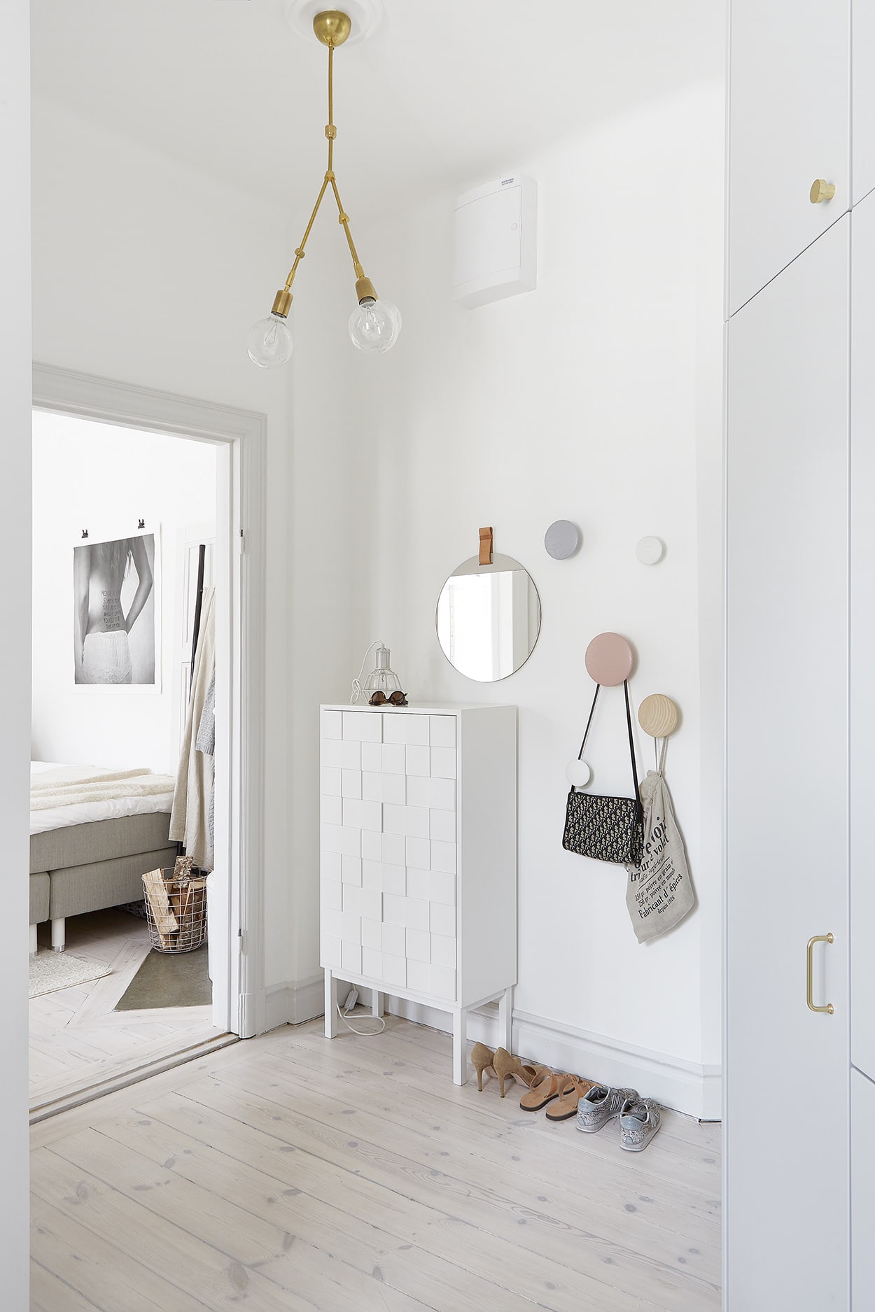 Home in brass and blush pink - via Coco Lapine Design