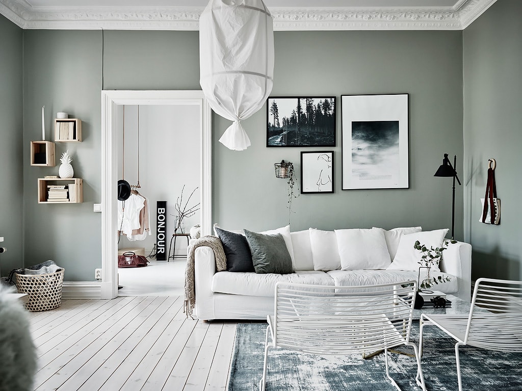 18 sage green living room ideas for a subtle, fresh look - COCO