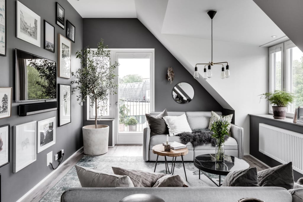 Attic living area - via Coco Lapine Design blog