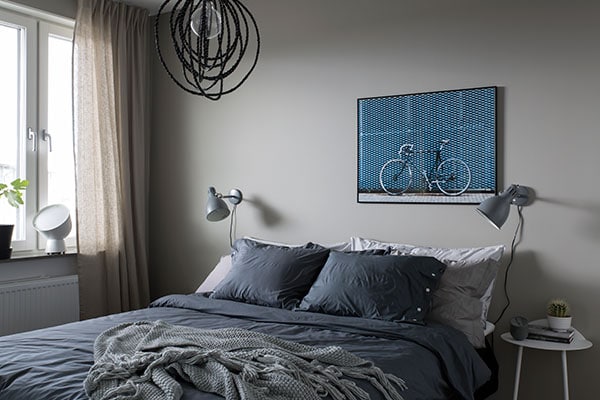 Compact home in grey - via Coco Lapine Design blog