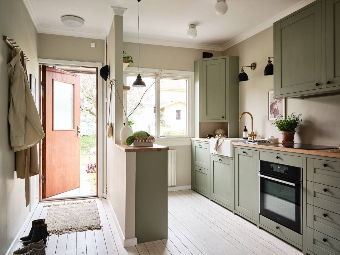 Sage Green Kitchen 