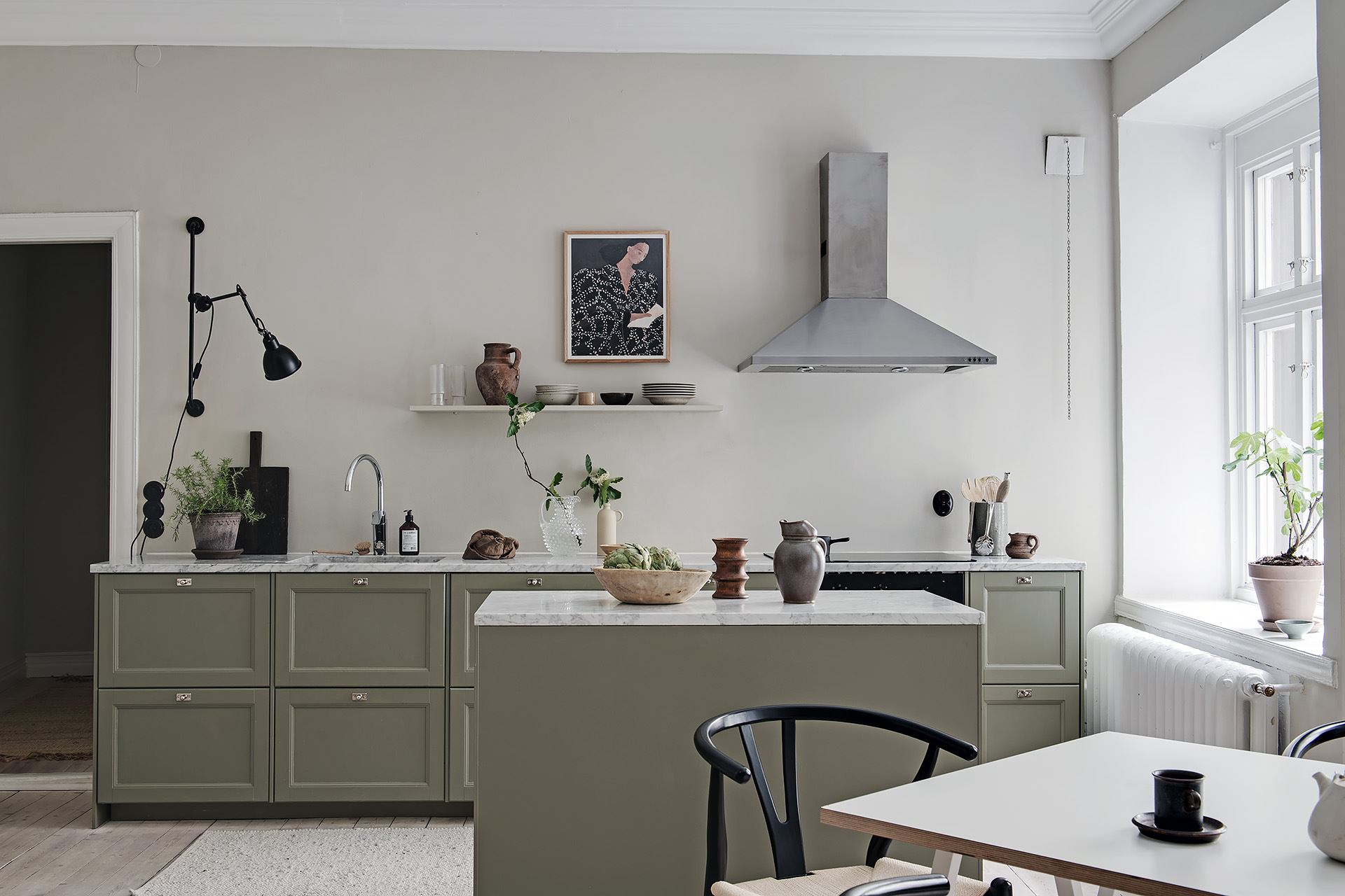 14 inspiring kitchens with sage green cabinets for a subtle fresh look -  COCO LAPINE DESIGN