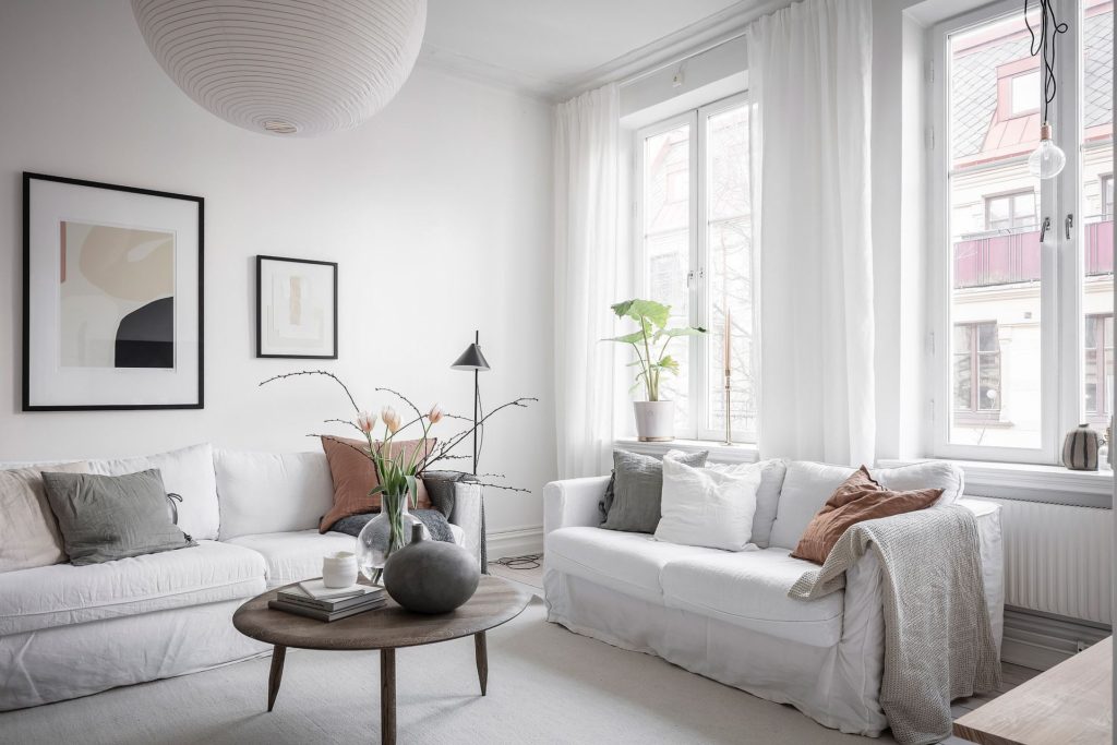 Bright white apartment - COCO LAPINE DESIGNCOCO LAPINE DESIGN