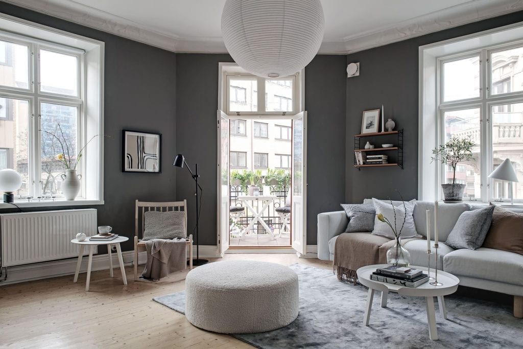 Adjacent rooms in different colors - COCO LAPINE DESIGNCOCO LAPINE DESIGN