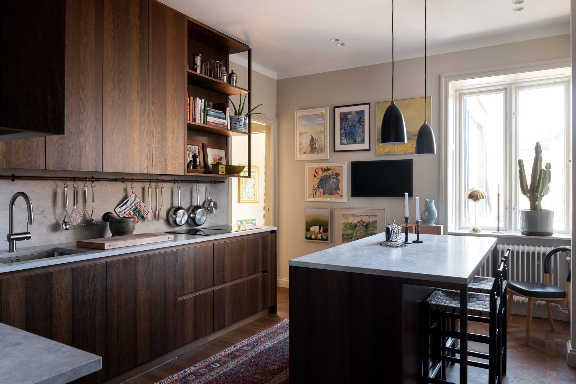 Stunning Kitchen Cabinets Design  Walnut kitchen cabinets, Walnut kitchen, Kitchen  cabinets
