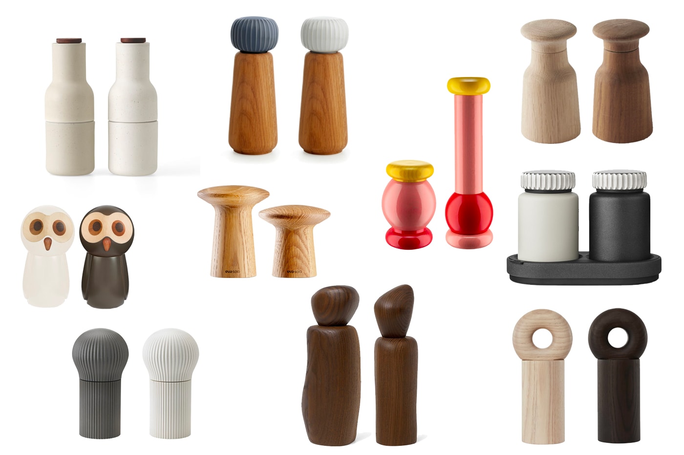 Personalised salt and pepper grinder set