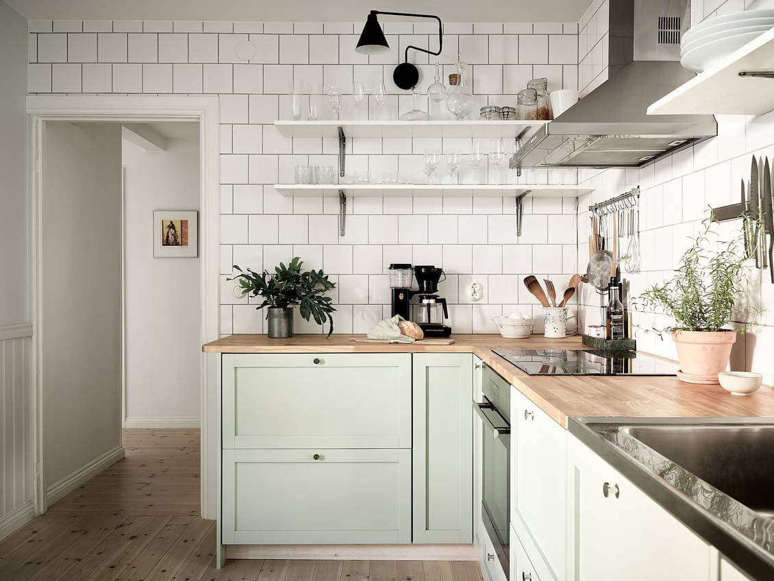 Cozy home with mint green details - COCO LAPINE DESIGNCOCO LAPINE DESIGN